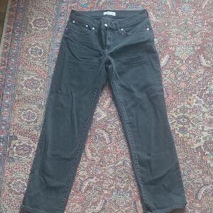 Madewell Women's Black Straight Leg Jeans